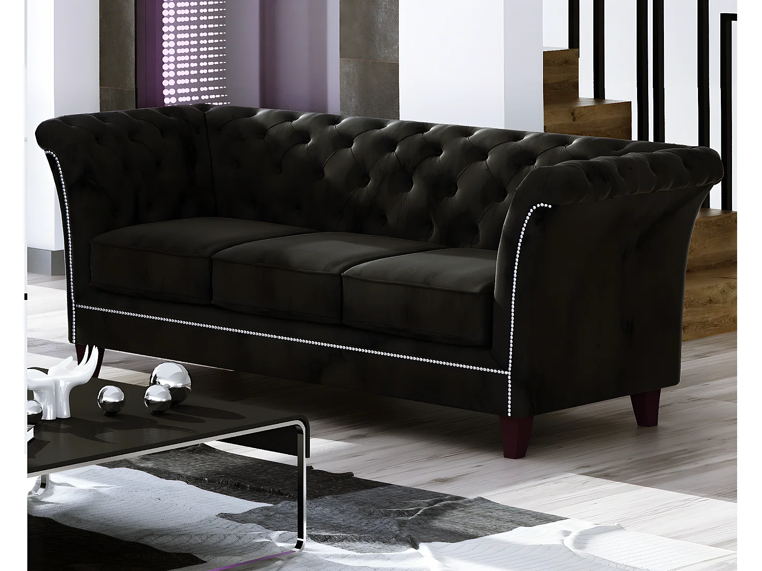 Chesterfield Cohen Polstergarnitur 3+2+1