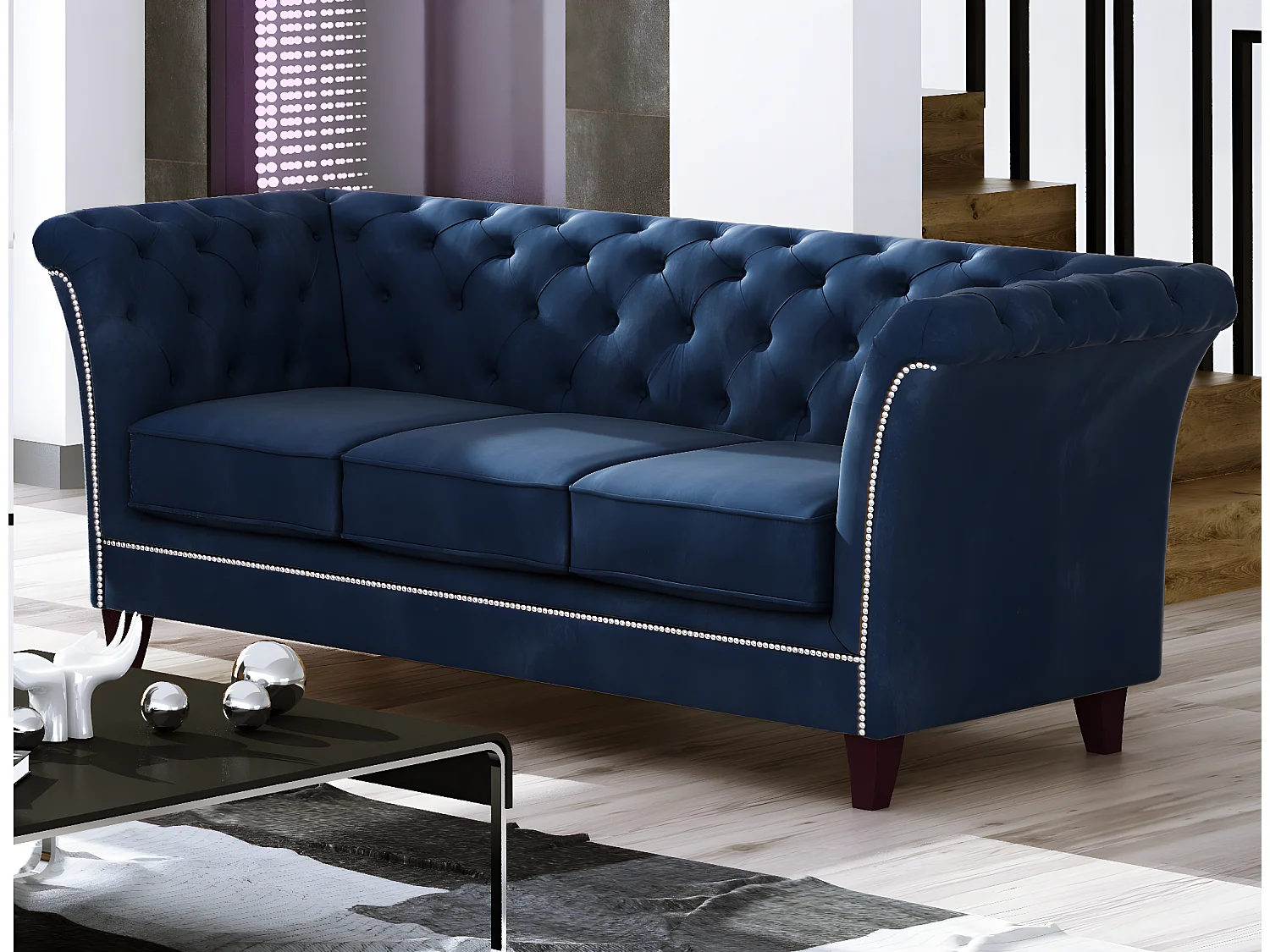 Chesterfield Cohen Polstergarnitur 3+2+1