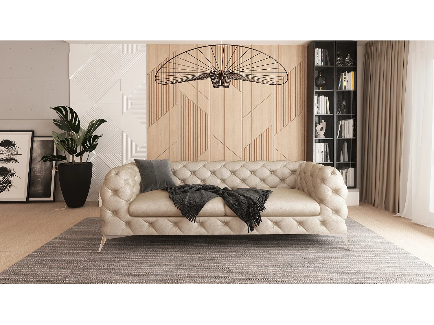 Chesterfield Camilla Polstergarnitur 3+2+1