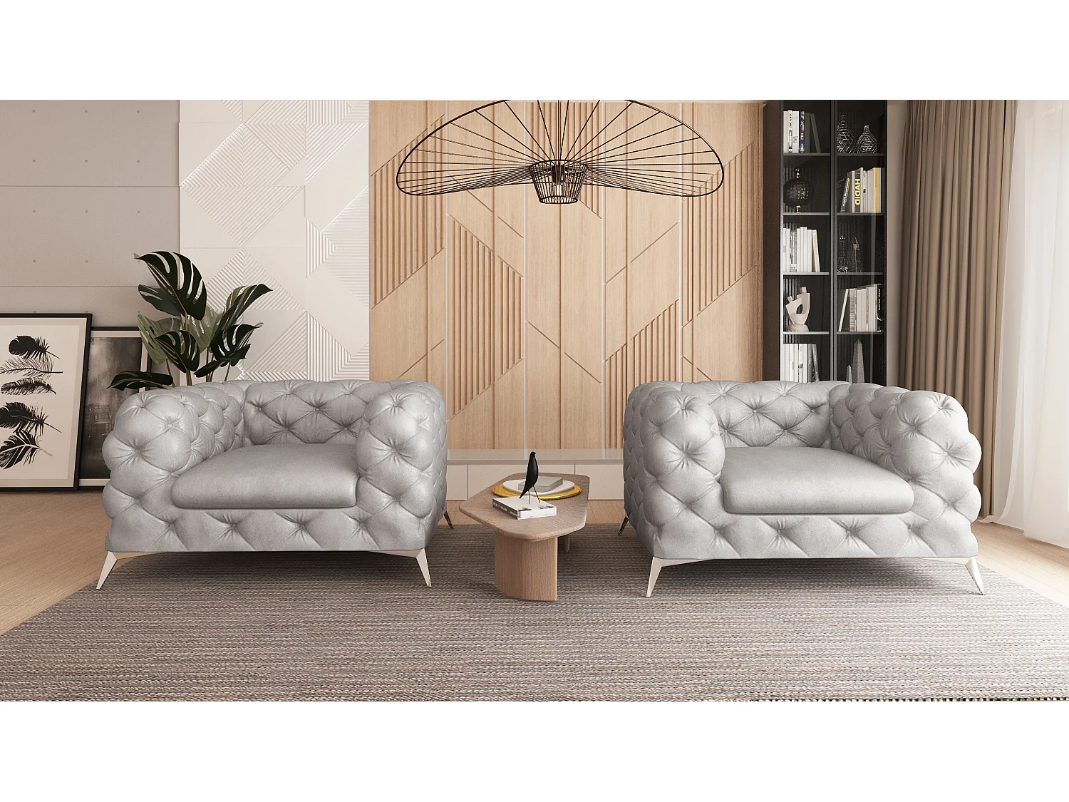 Chesterfield Camilla Polstergarnitur 3+2+1