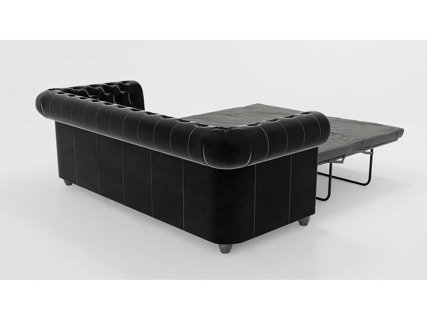 Liv 3-Sitzer Chesterfield Sofa mit Schlaffunktion Samt Bezug