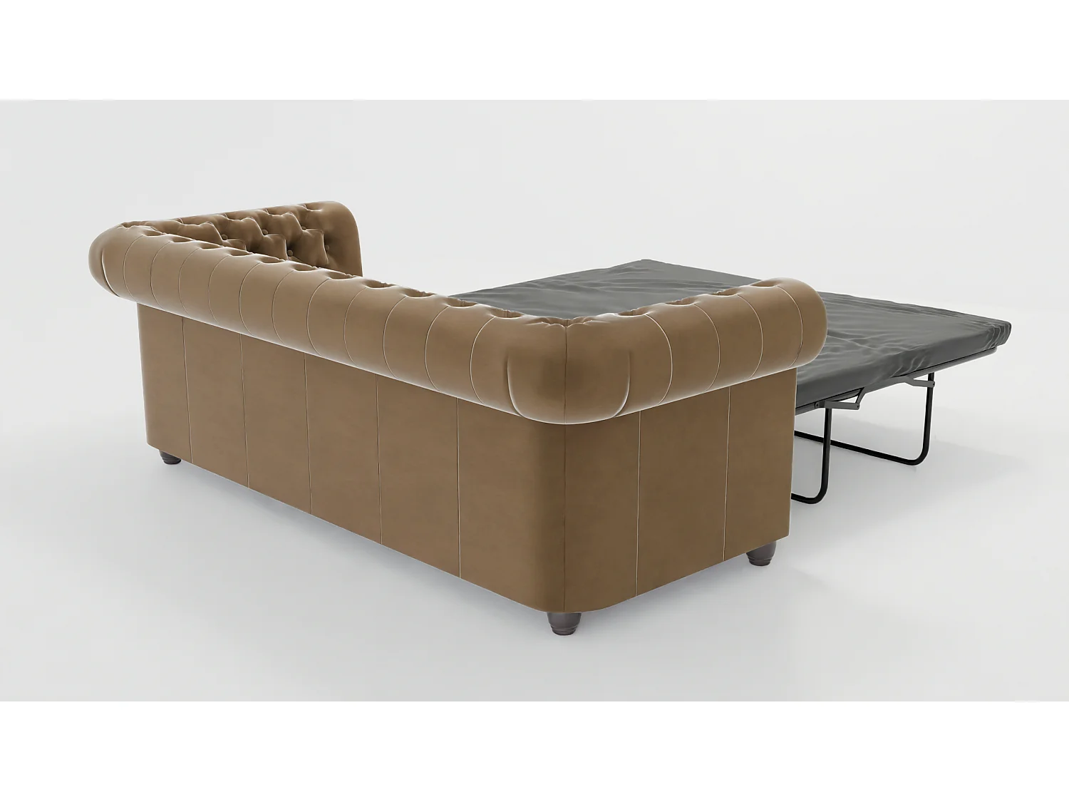 Liv 3-Sitzer Chesterfield Sofa mit Schlaffunktion Samt Bezug