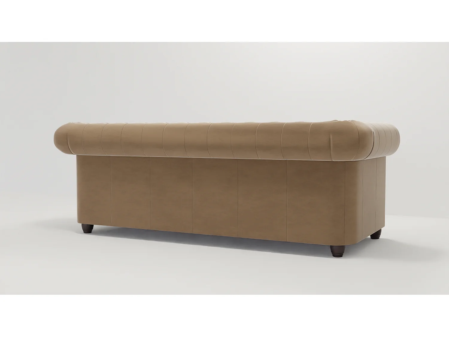 Liv 3-Sitzer Chesterfield Sofa mit Schlaffunktion Samt Bezug