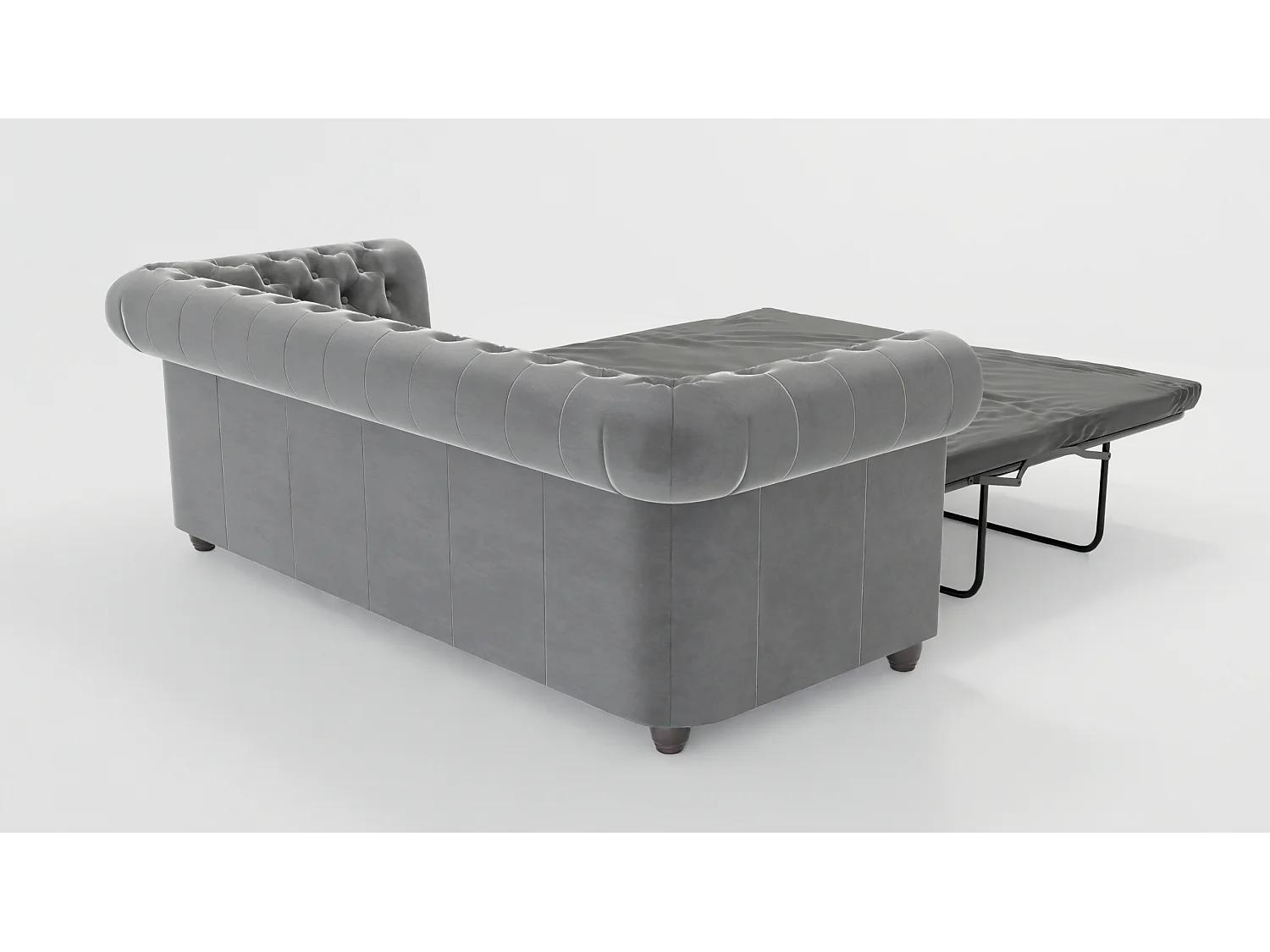 Liv 3-Sitzer Chesterfield Sofa mit Schlaffunktion Samt Bezug