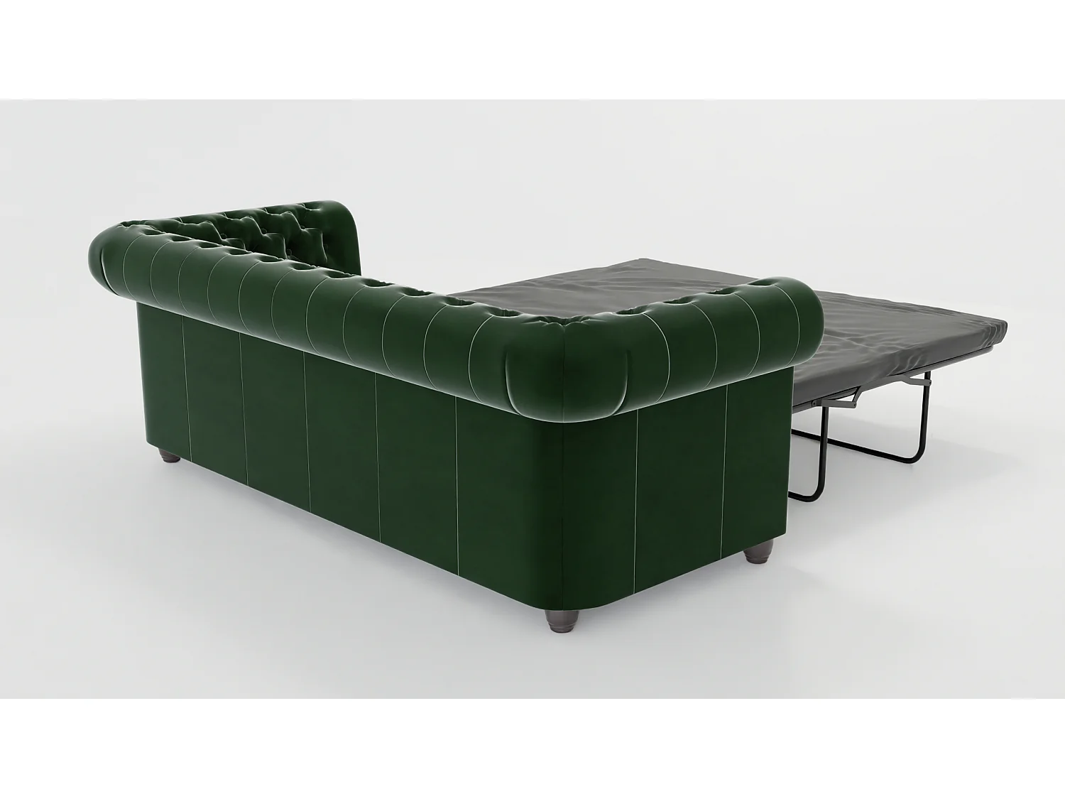 Liv 3-Sitzer Chesterfield Sofa mit Schlaffunktion Samt Bezug