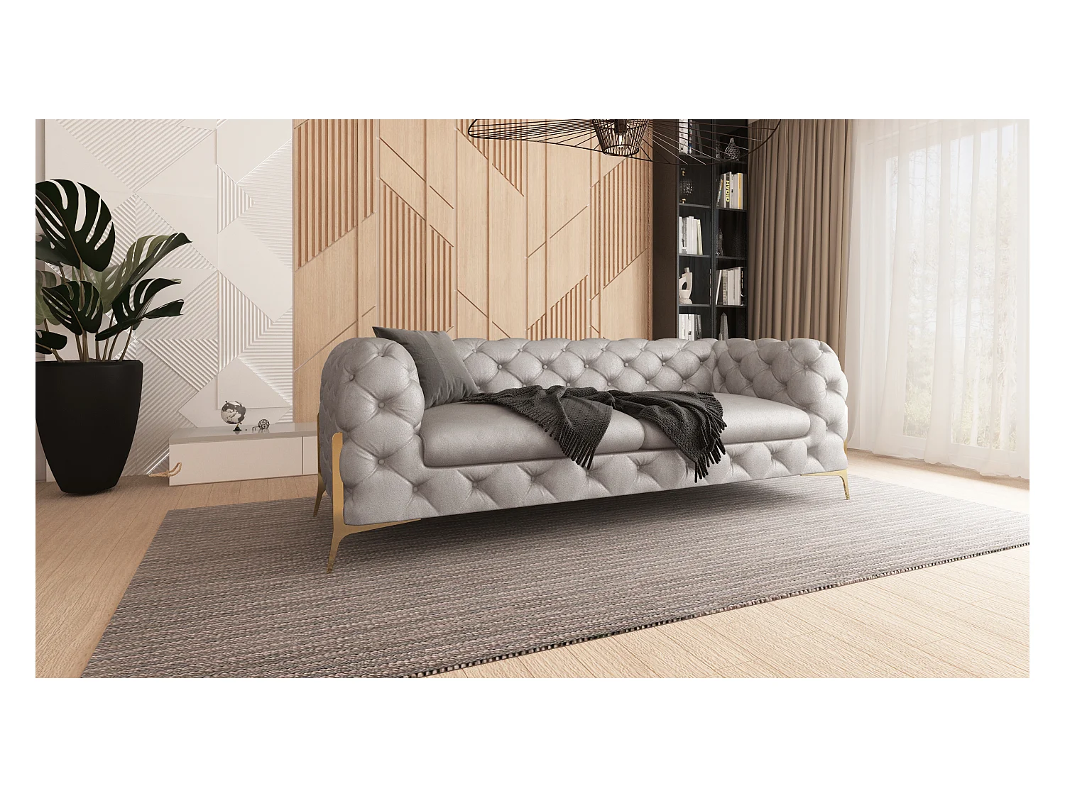 Remy 3-Sitzer Chesterfield Sofa