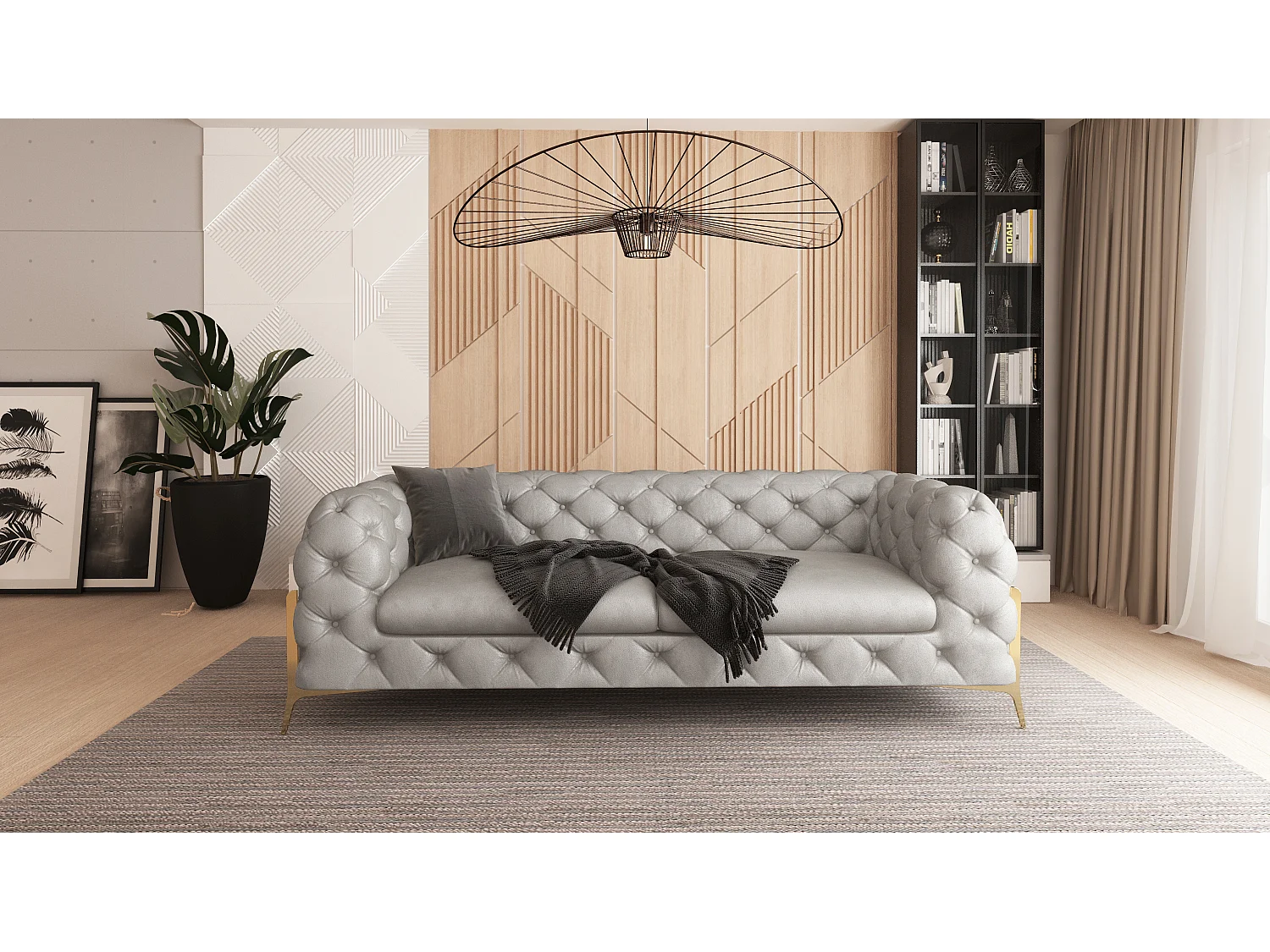 Remy 3-Sitzer Chesterfield Sofa