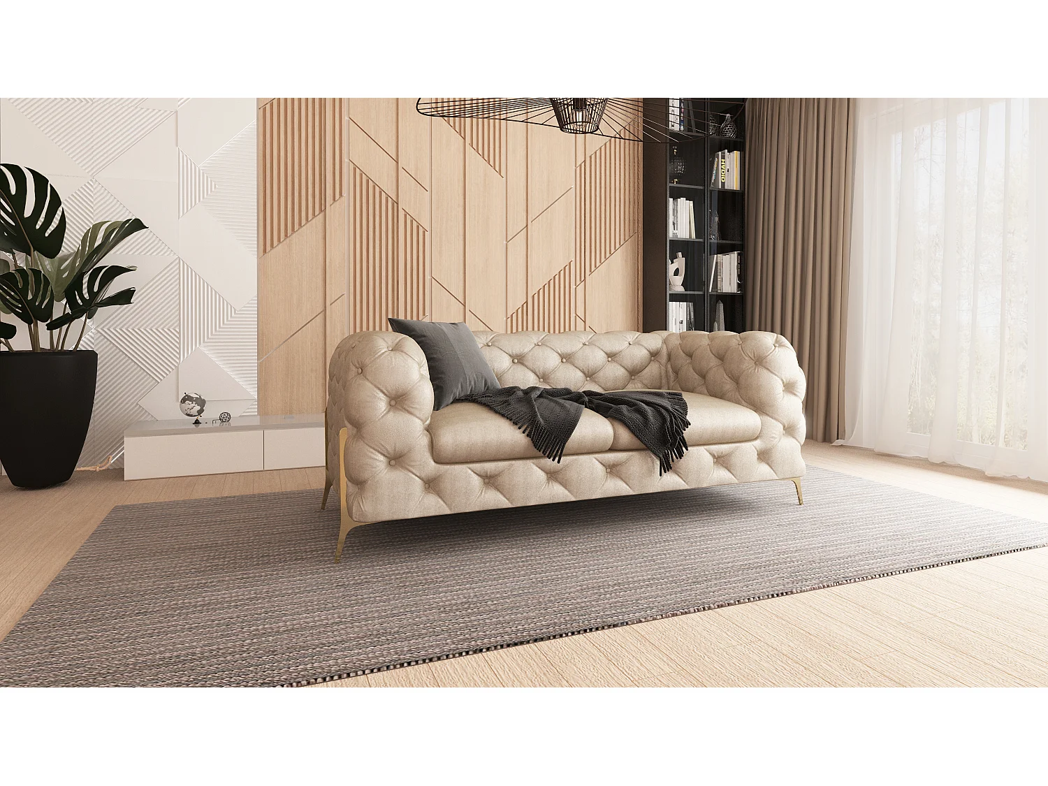 Remy 2-Sitzer Chesterfield Sofa