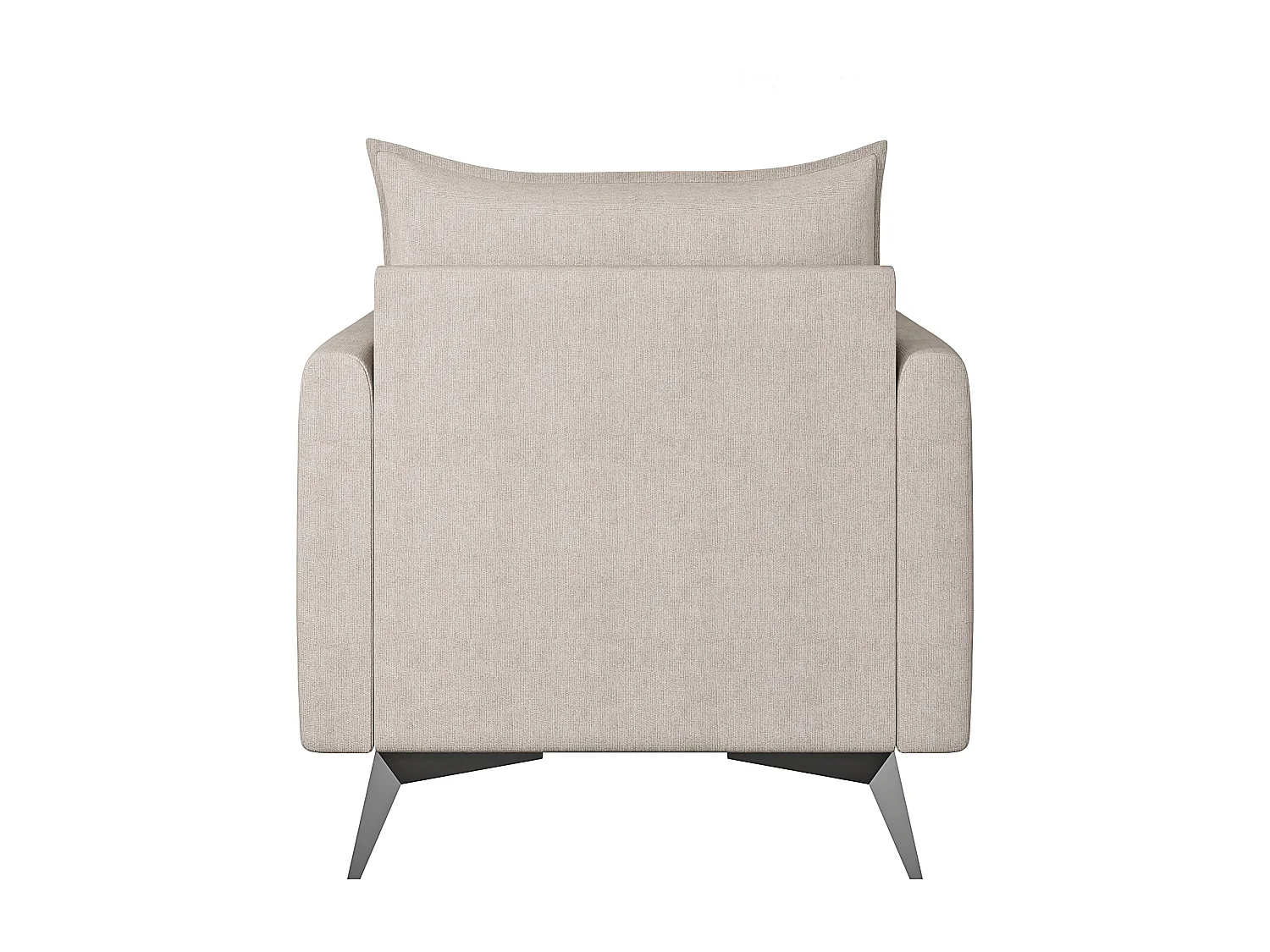 Modernes Sessel Harris mit Schwarz Metall Füßen