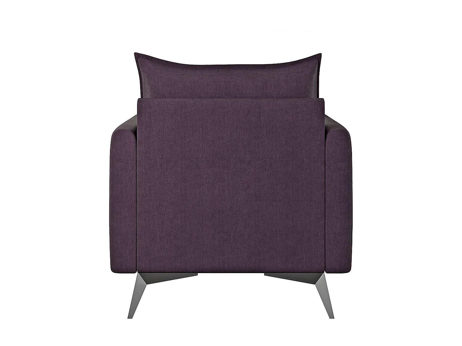 Modernes Sessel Harris mit Schwarz Metall Füßen