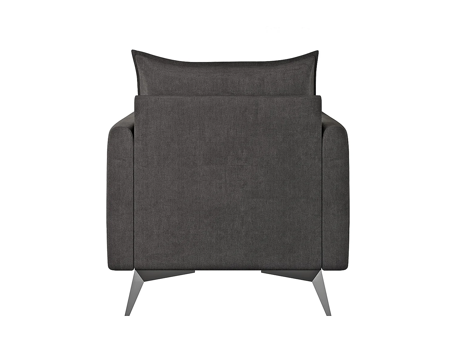 Modernes Sessel Harris mit Schwarz Metall Füßen