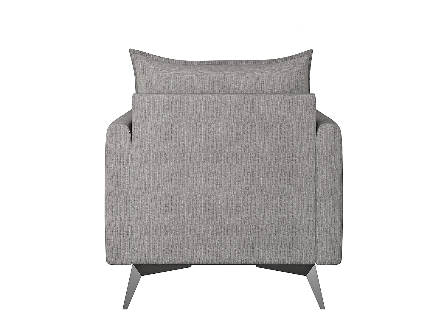 Modernes Sessel Harris mit Schwarz Metall Füßen