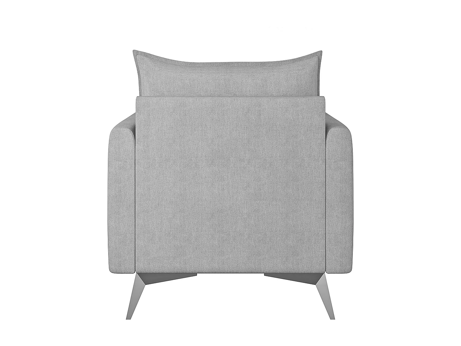 Modernes Sessel Harris mit Schwarz Metall Füßen