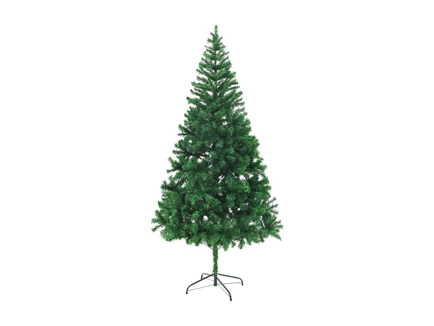 Albero di Natale artificiale/palline preilluminato 210 cm 910 rami