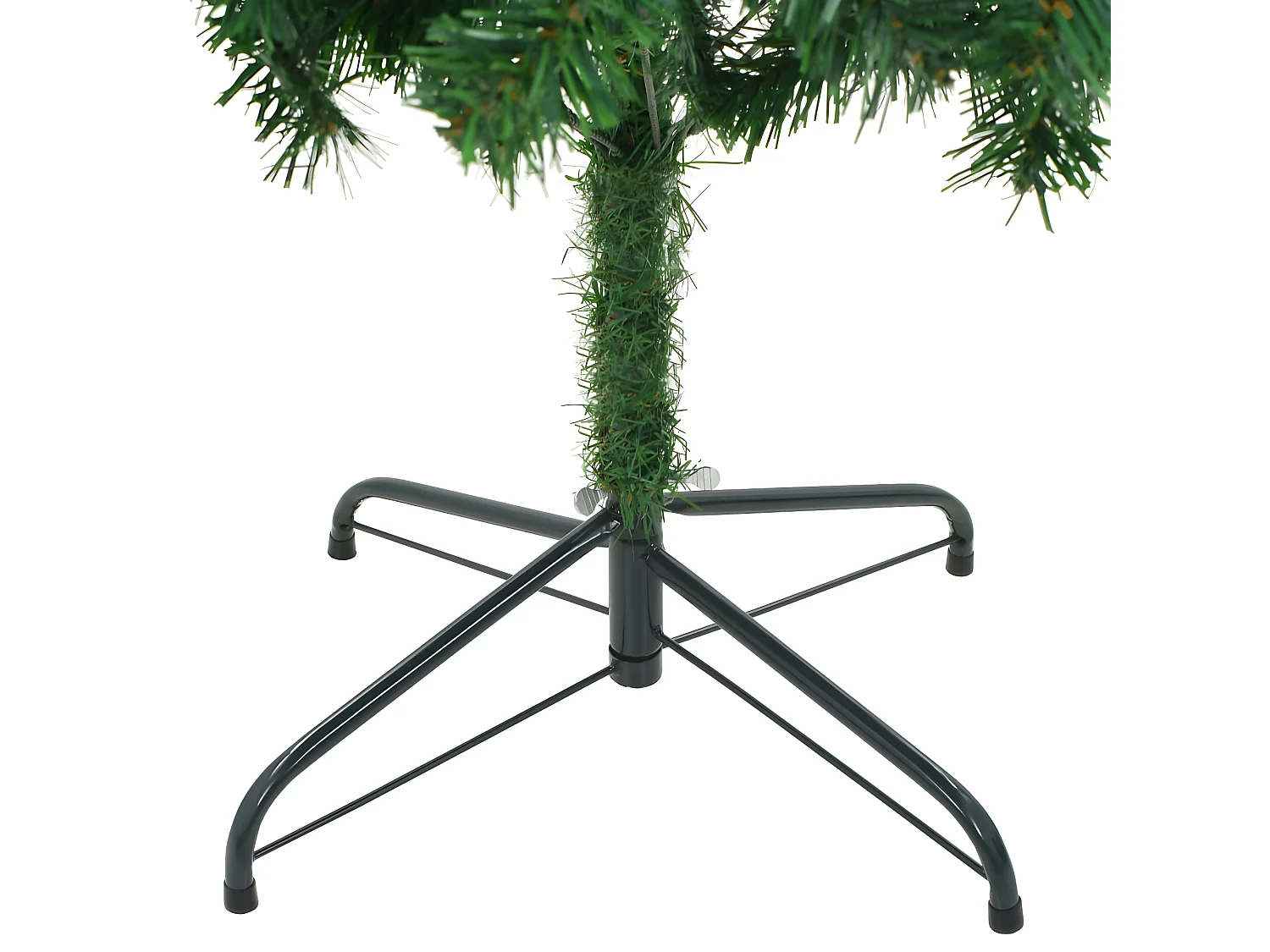 Albero di Natale artificiale/palline preilluminato 210 cm 910 rami