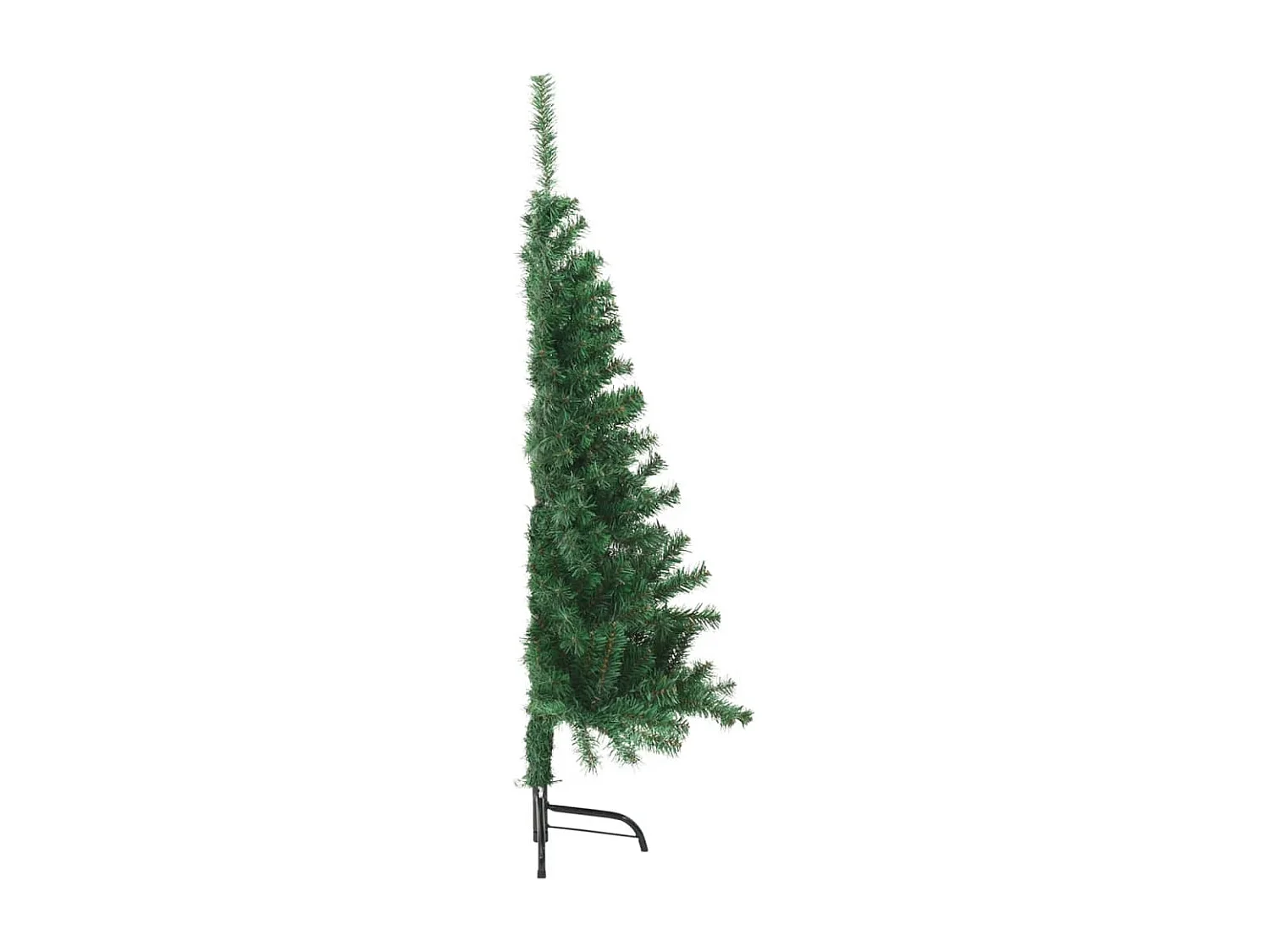 Sapin de No?l artificiel moitié avec support vert 150 cm PVC