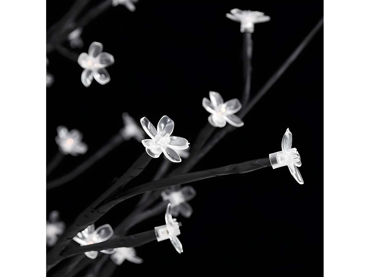 Arbre à LED fleur de cerisier 368 LED Blanc chaud 300 cm