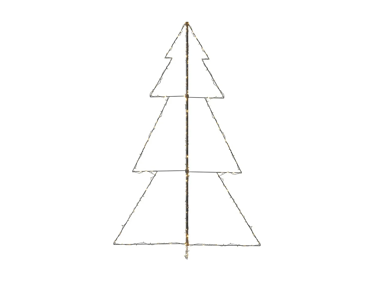 Albero di Natale 240 LED da interno/esterno 118x180 cm