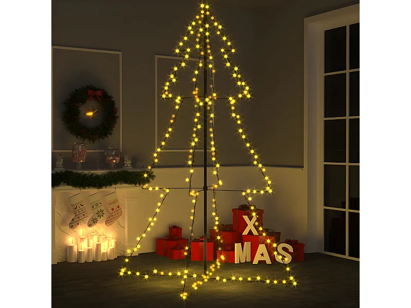 Albero di Natale 240 LED da interno/esterno 118x180 cm