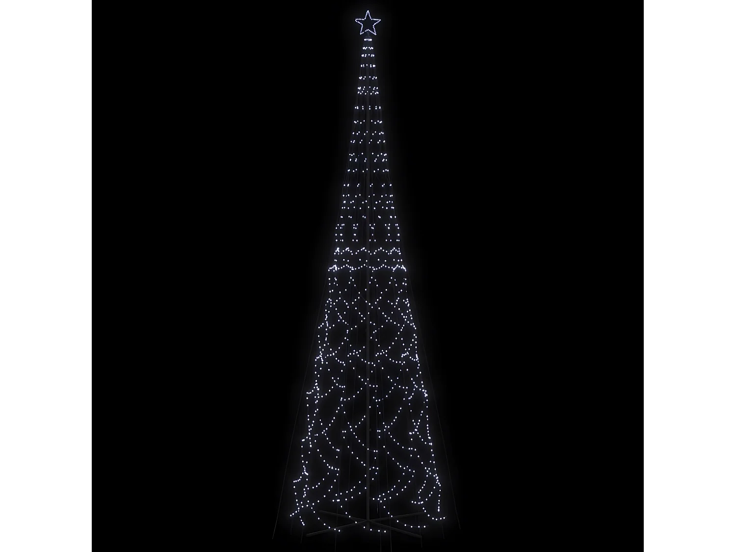 Árbol de Navidad 3000 LED Blanco frío 230x800 cm