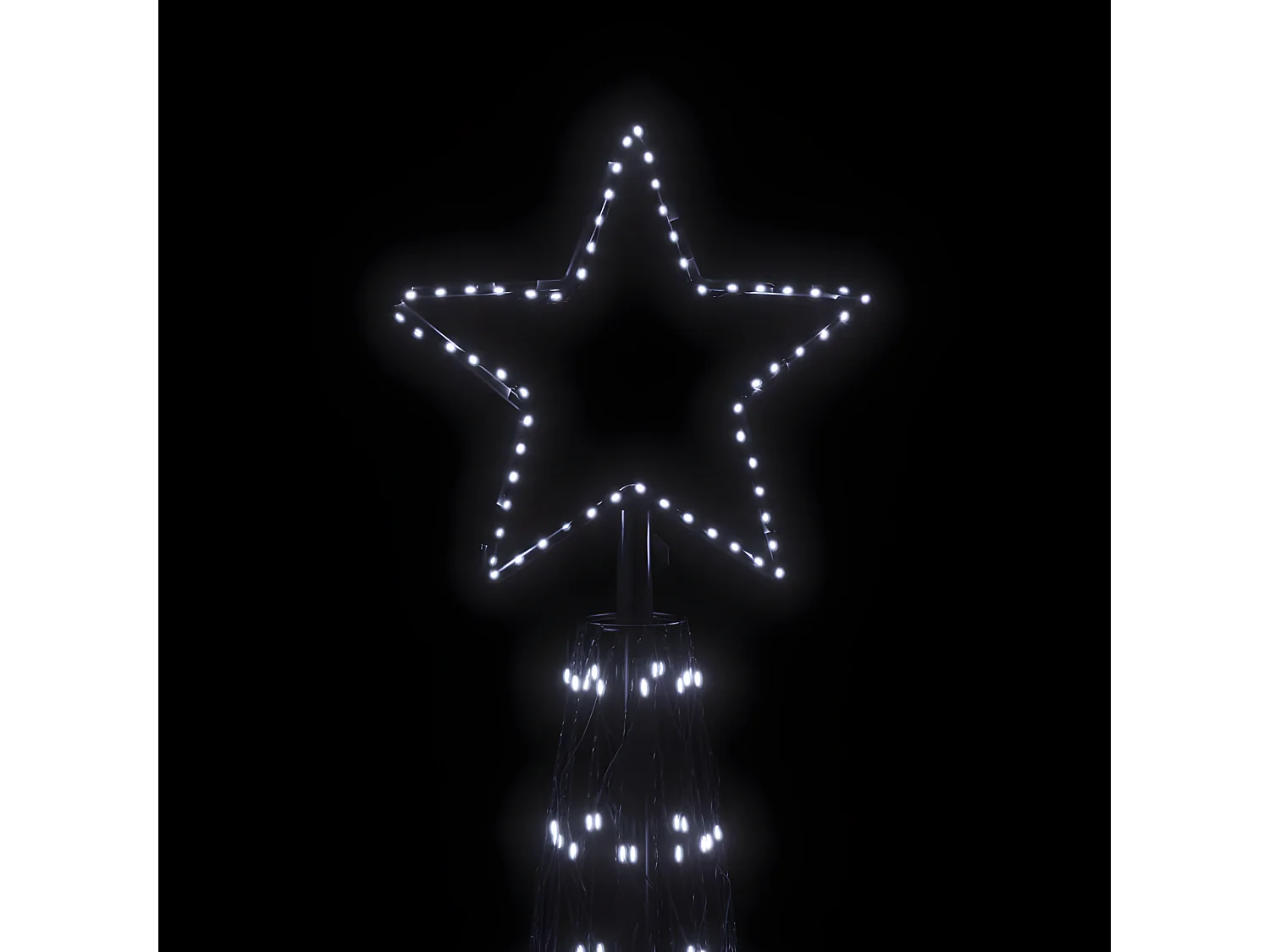 Albero di Natale 3000 LED Bianco freddo 230x800 cm