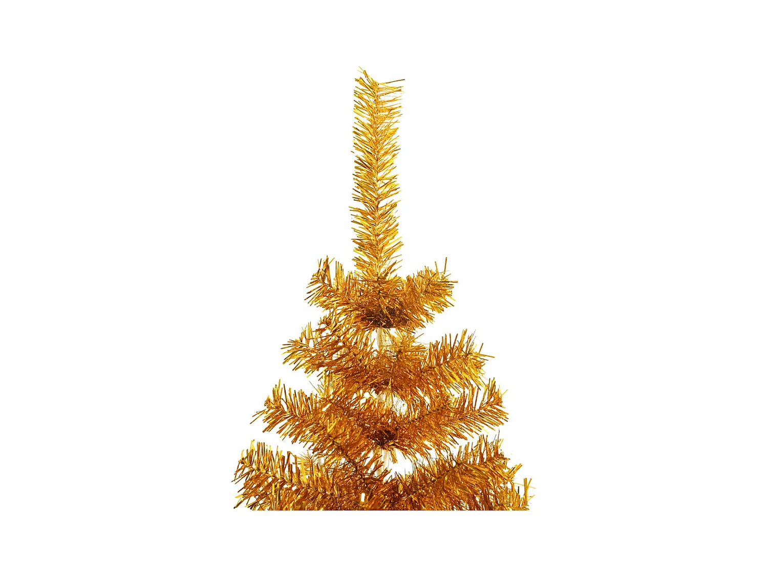 Sapin de No?l artificiel avec support Doré 210 cm PET