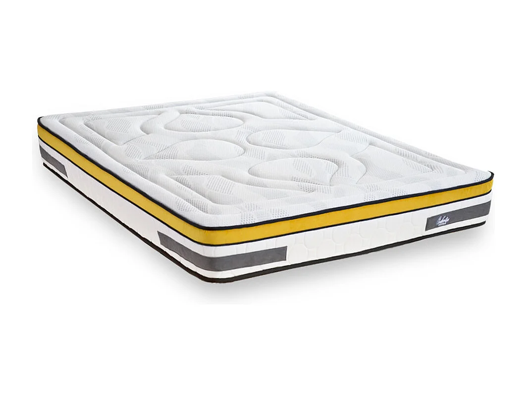 Matelas Aubertin Ressorts ensachés Accueil mémoire de forme - 24cm - 140 x 190 cm