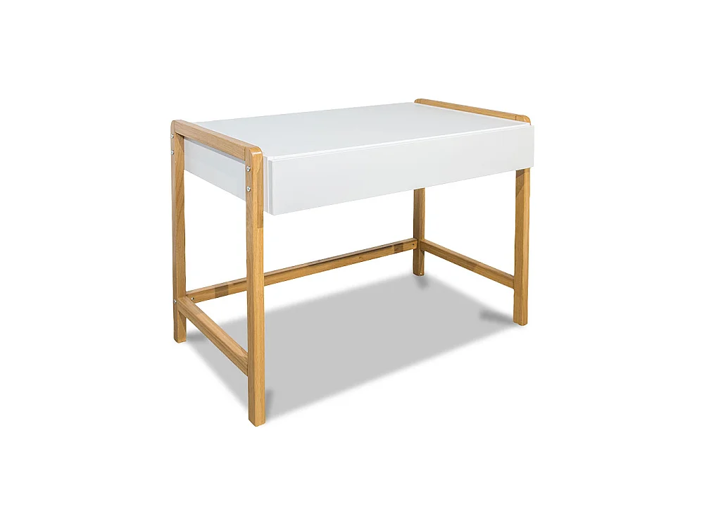 Bureau enfant blanc et bois - Victor