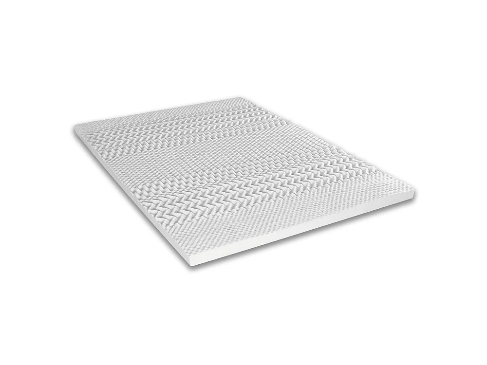Surmatelas 6 cm Mémoire de forme 7 zones de confort 90x190 cm