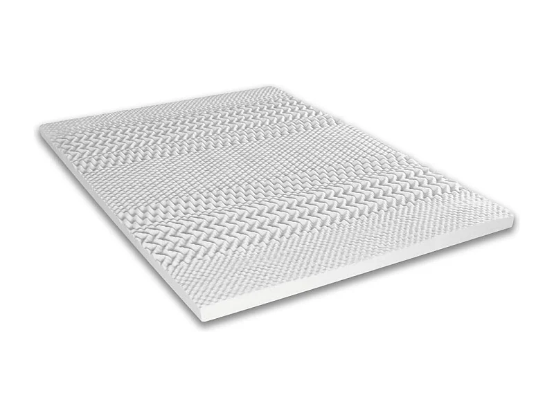 Surmatelas 6 cm Mémoire de forme 7 zones de confort 90x190 cm