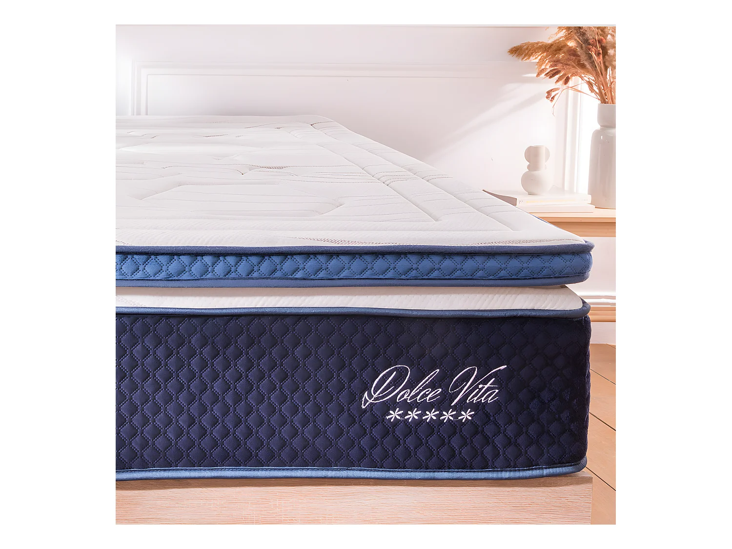 Surmatelas DOLCE VITA - accueil mémoire de forme - 5 cm - 140x190 cm