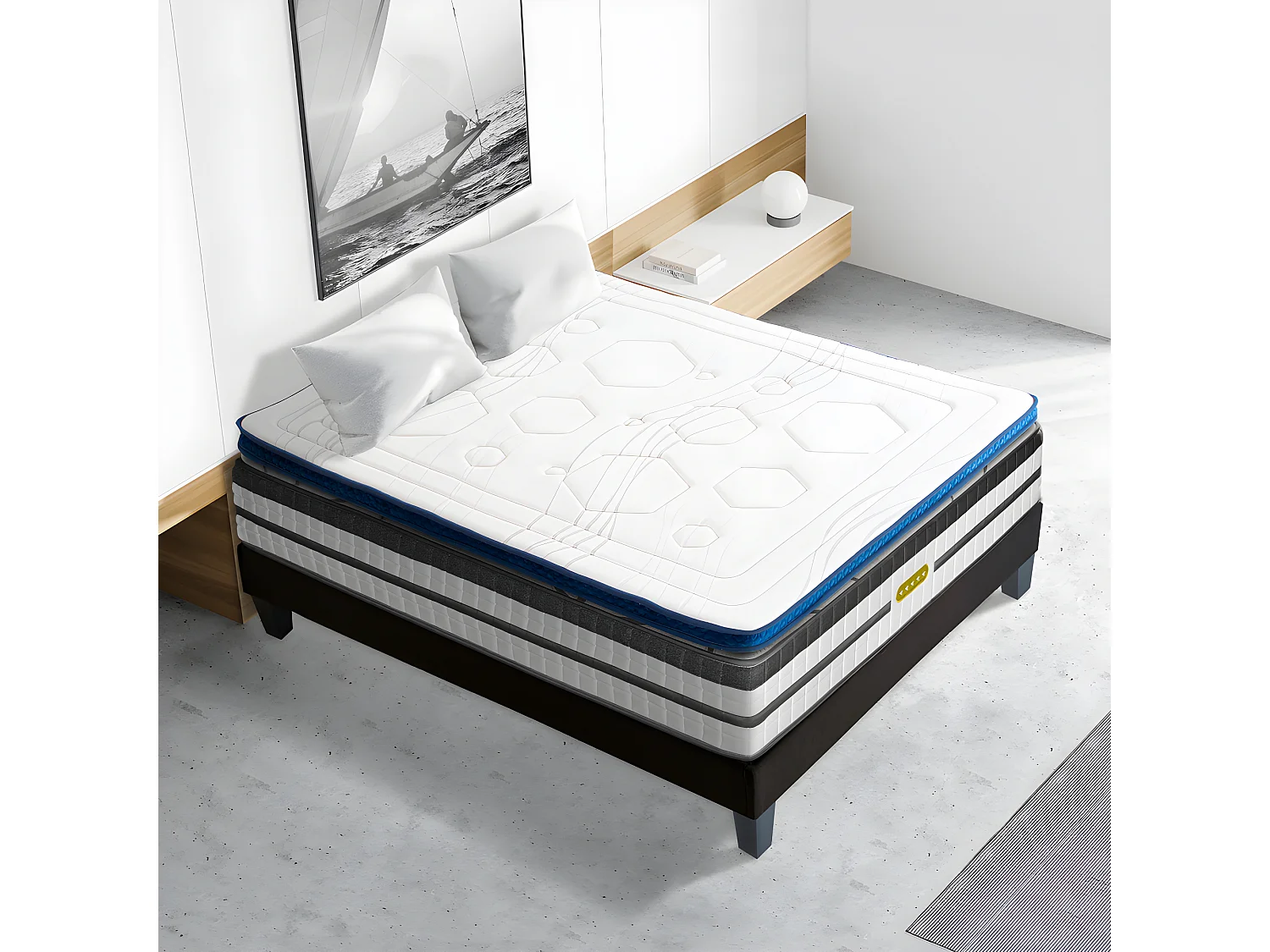 Surmatelas DOLCE VITA - accueil mémoire de forme - 5 cm - 180x200 cm