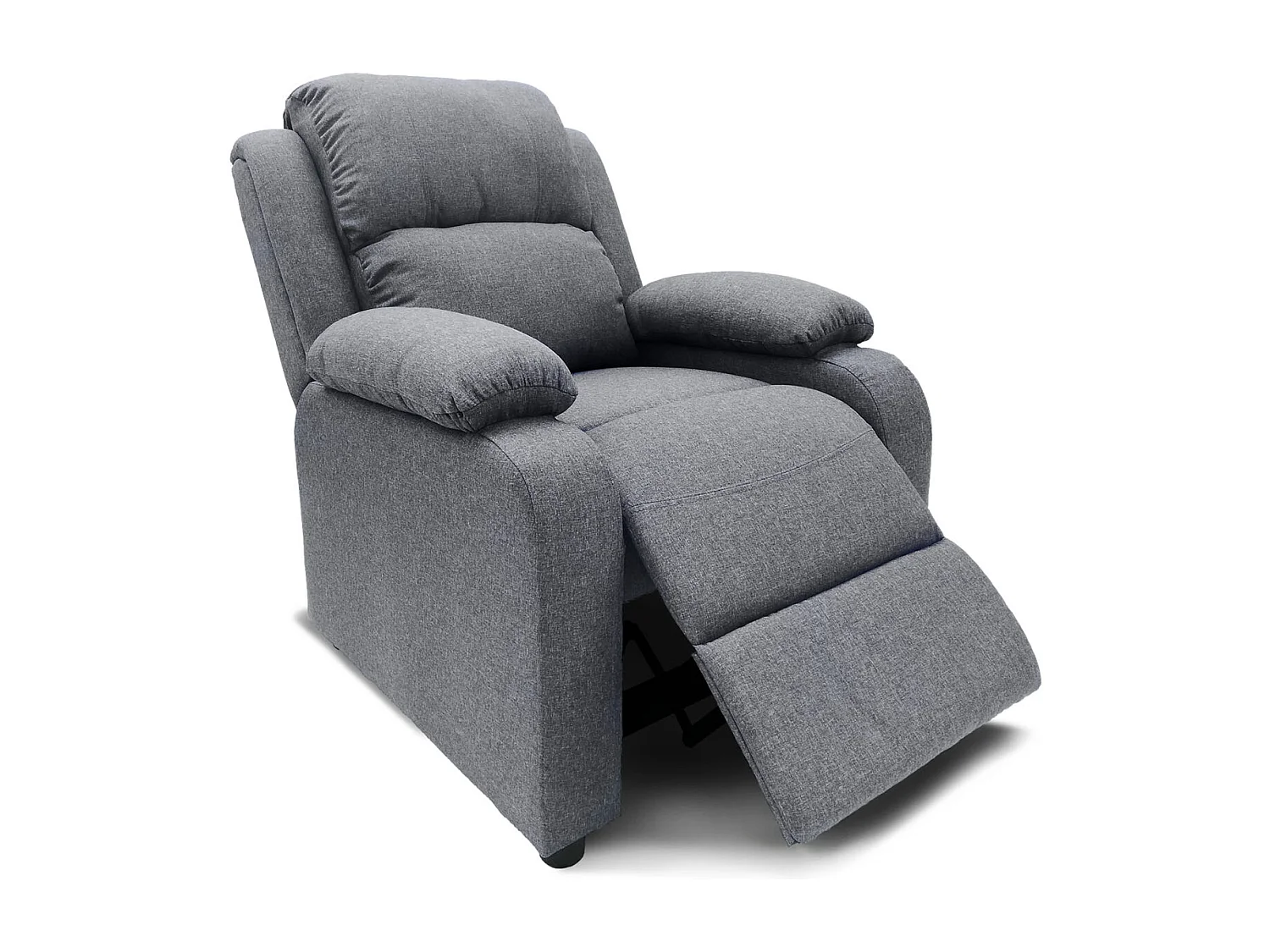 Fauteuil relax Riga tissu Gris