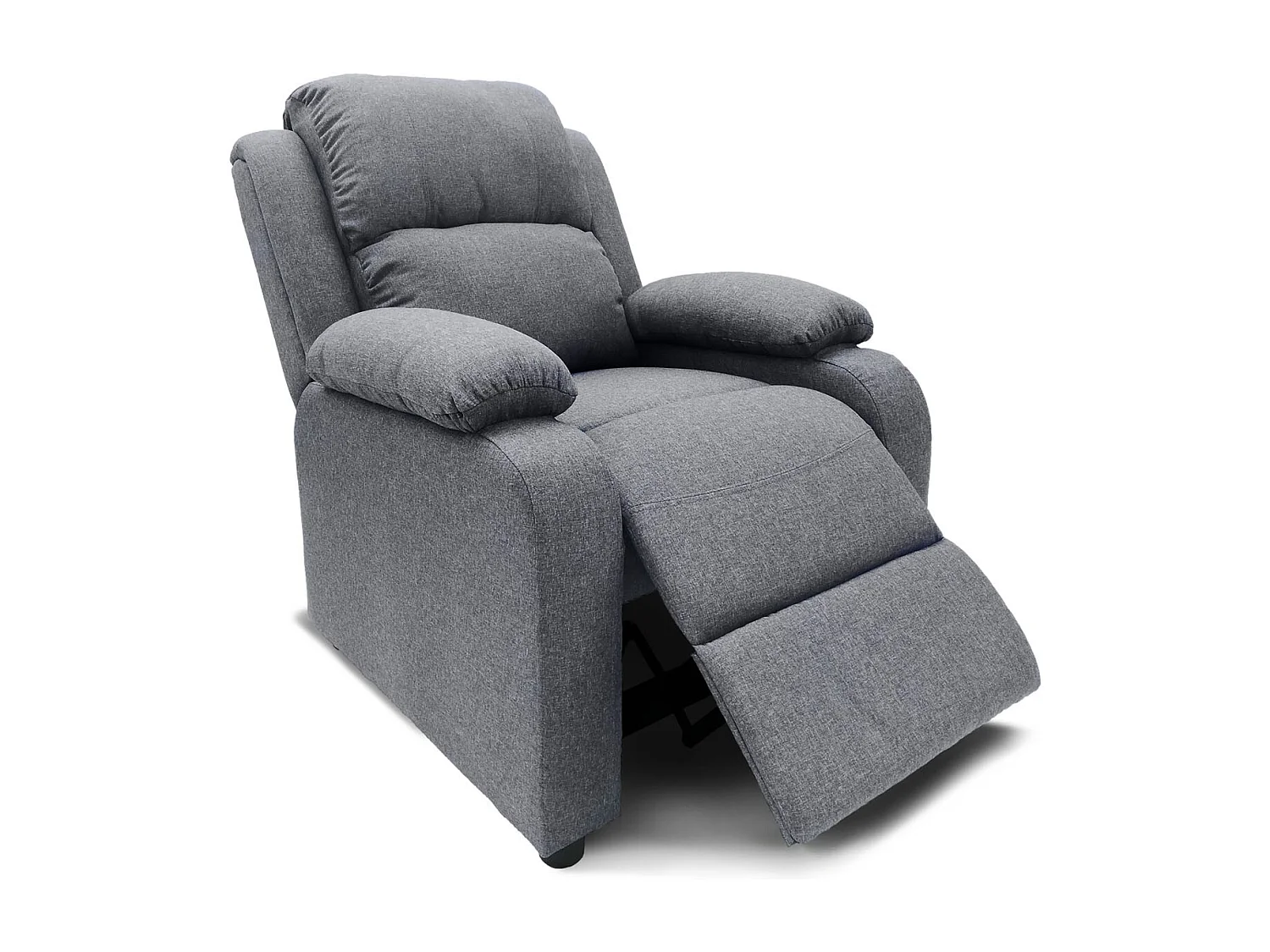 Fauteuil relax Riga tissu Gris