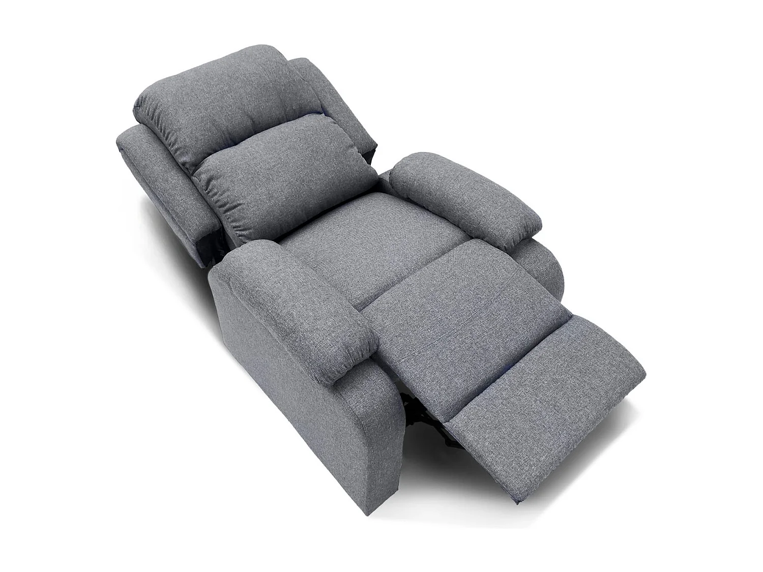 Fauteuil relax Riga tissu Gris