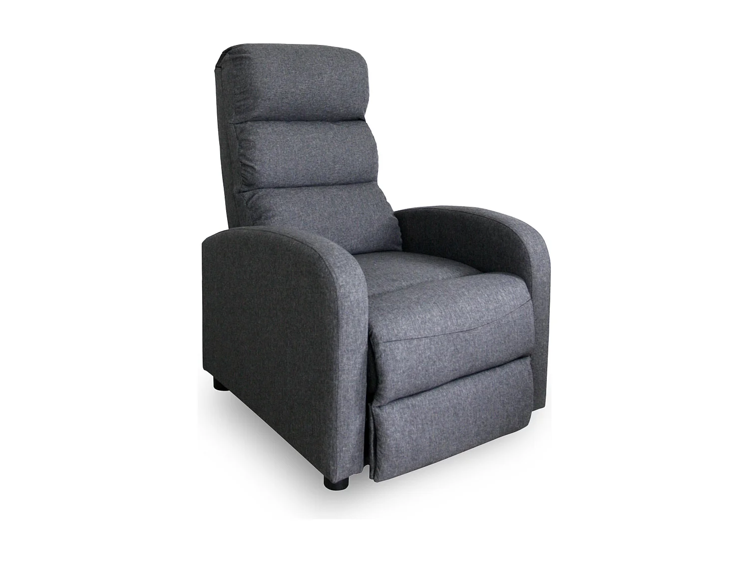 Fauteuil relax manuel Lasco tissu gris