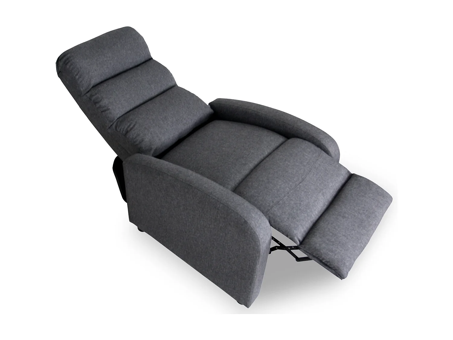 Fauteuil relax manuel Lasco tissu gris