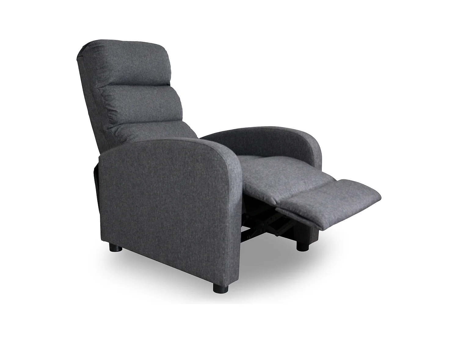 Fauteuil relax manuel Lasco tissu gris