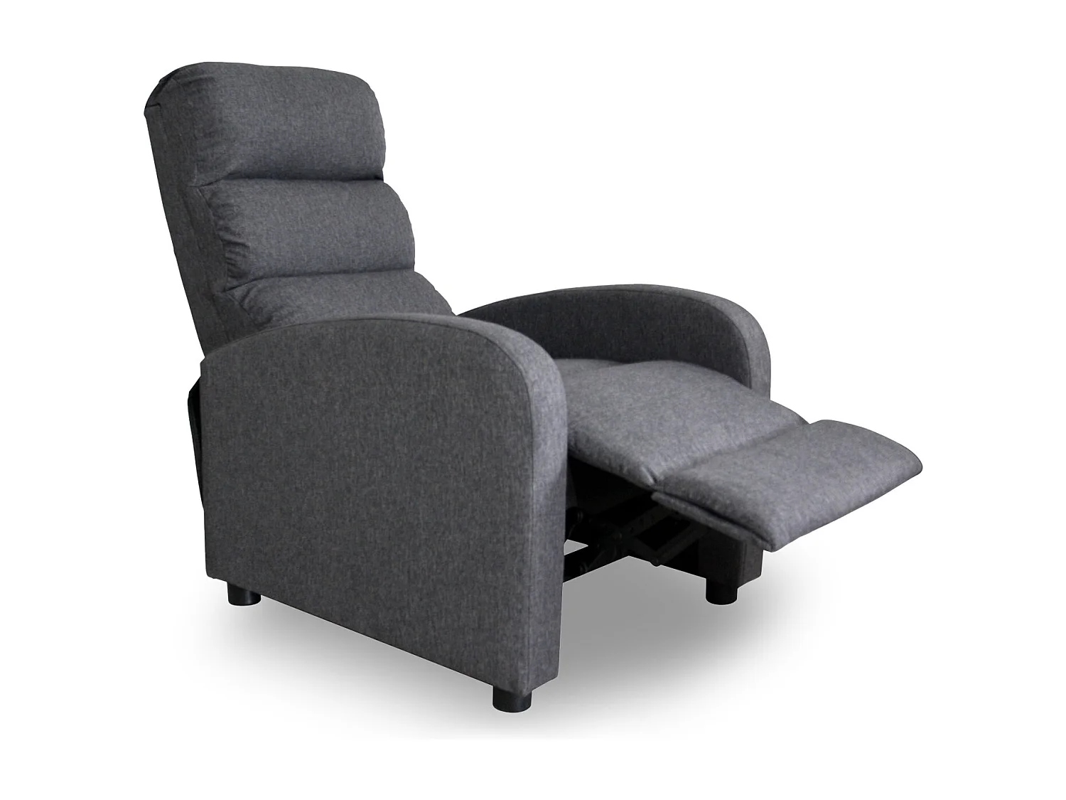 Fauteuil relax manuel Lasco tissu gris