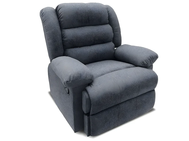 Fauteuil relax Norton tissu Gris