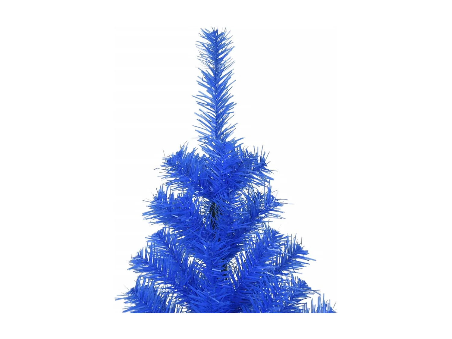Sapin de No?l artificiel avec support bleu 210 cm PVC