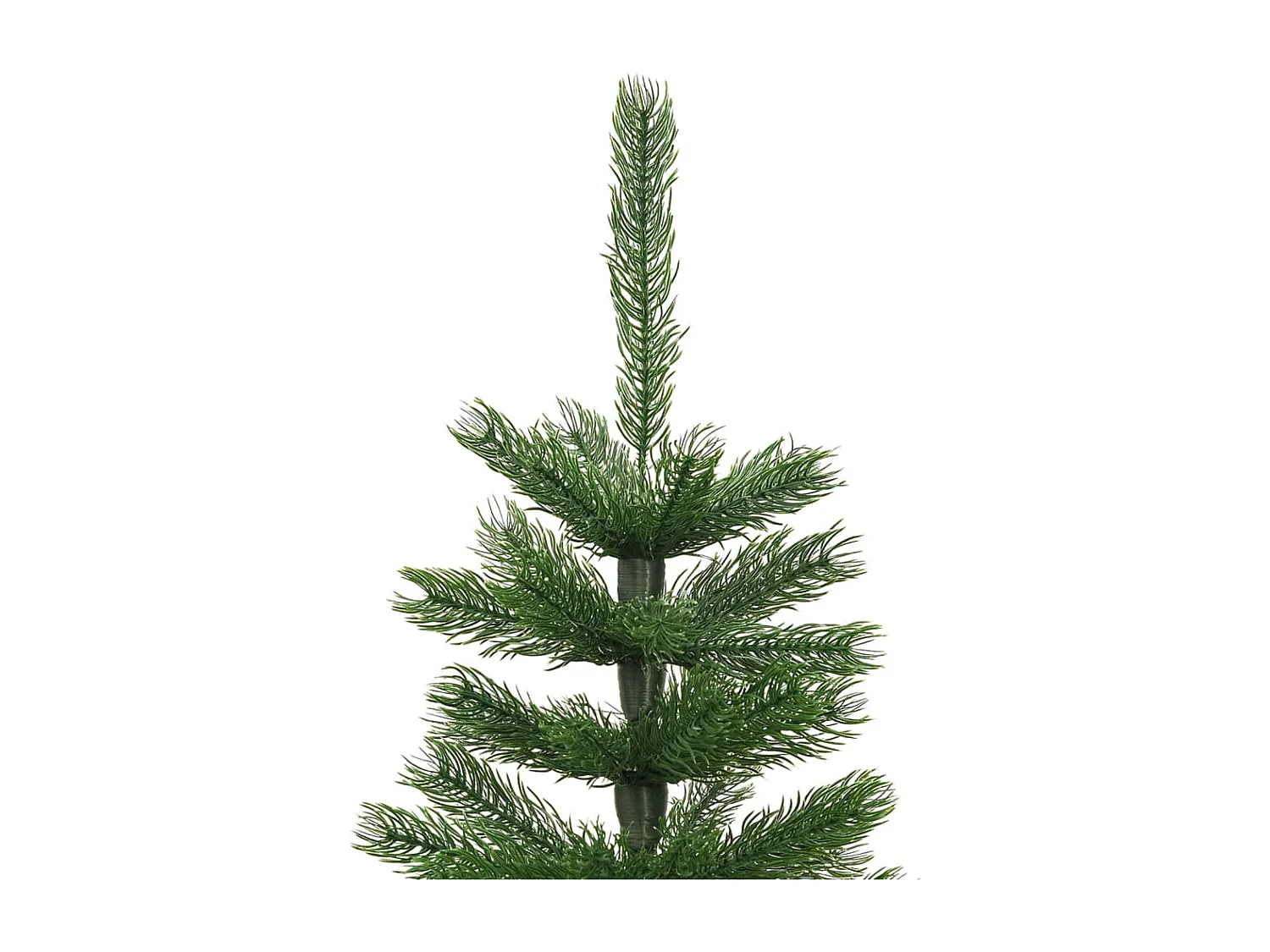 Sapin de No?l artificiel mince avec support 150 cm PE