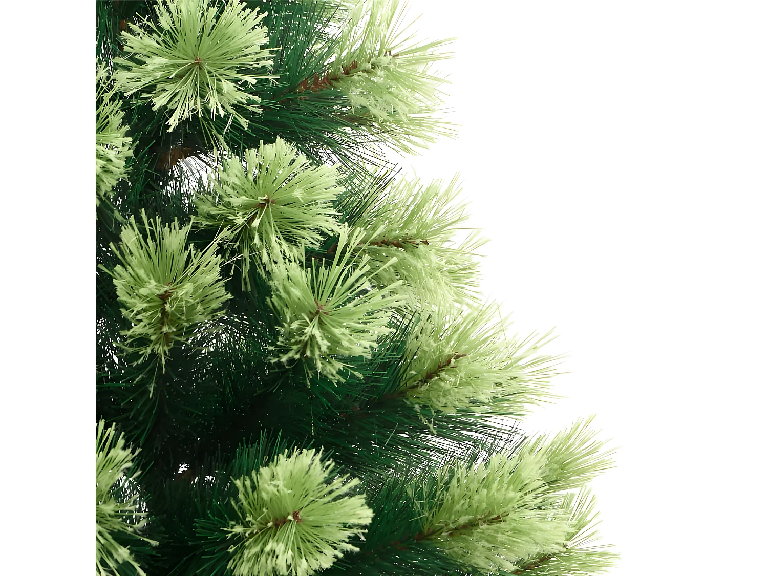 Sapin de No?l artificiel à charnières avec support 240 cm