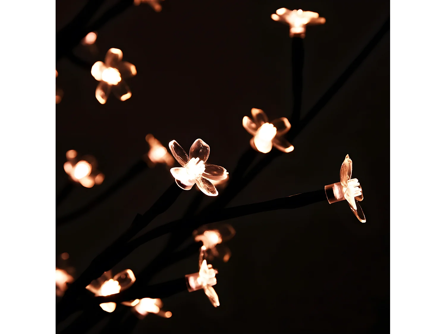 Arbre à LED fleur de cerisier 672 LED Blanc chaud 400 cm