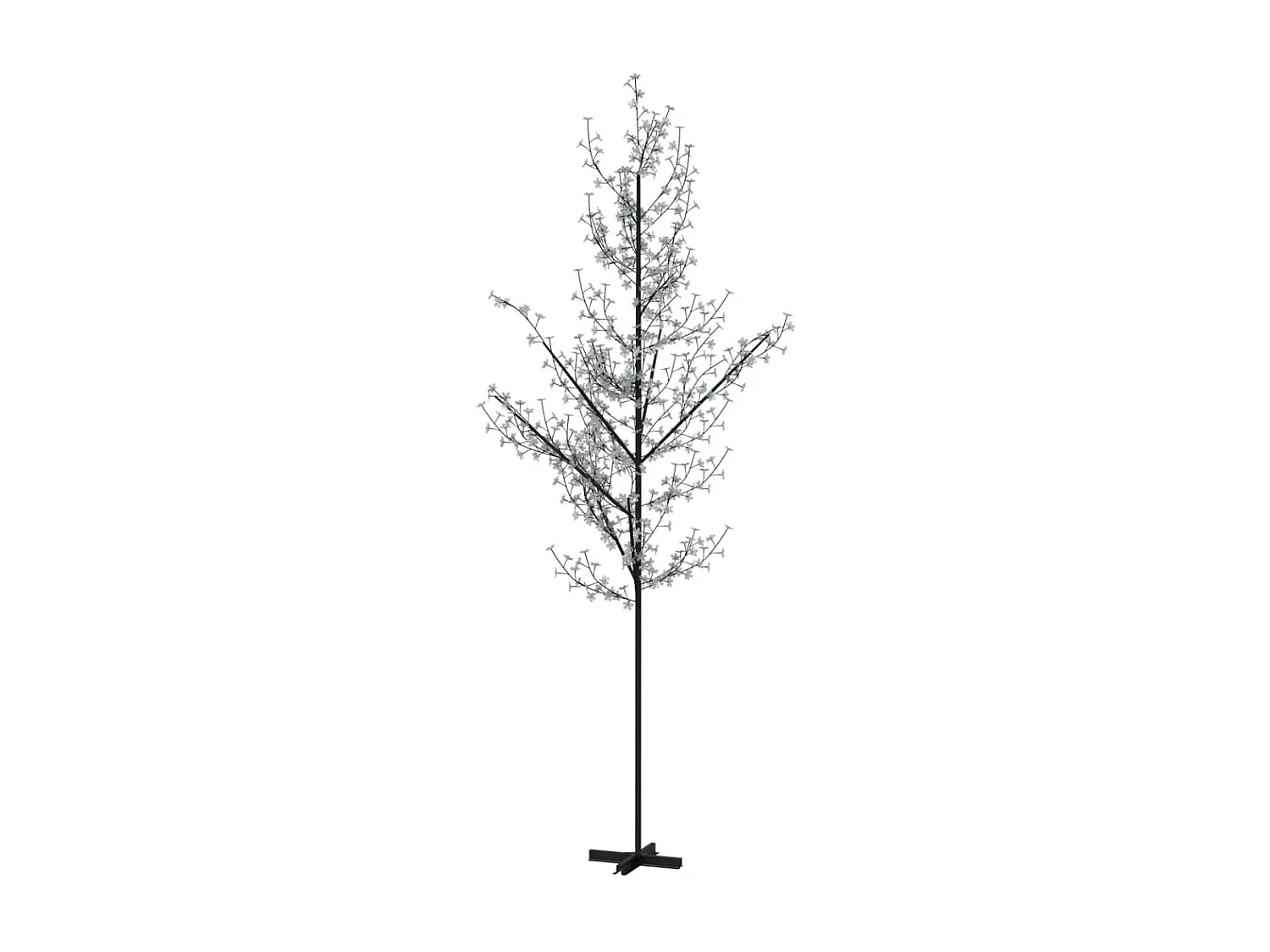 Albero LED in fiore di ciliegio 672 LED bianco caldo 400 cm