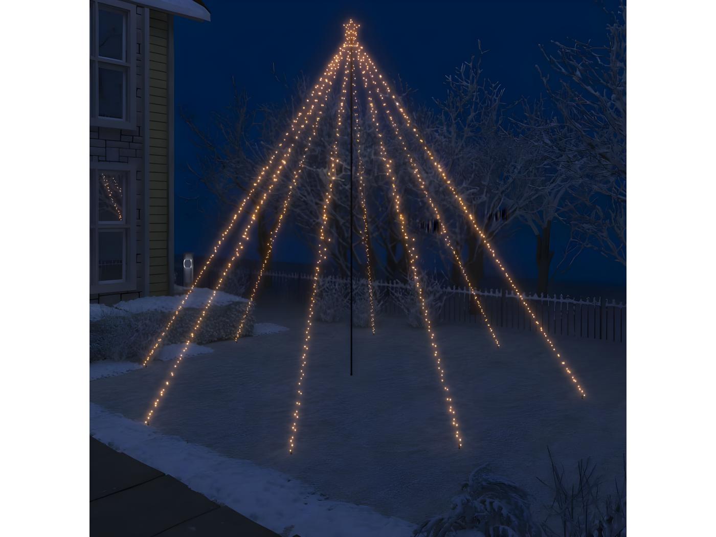 Weihnachtsbaumbeleuchtung Innen/Außen 800 LED 5 m