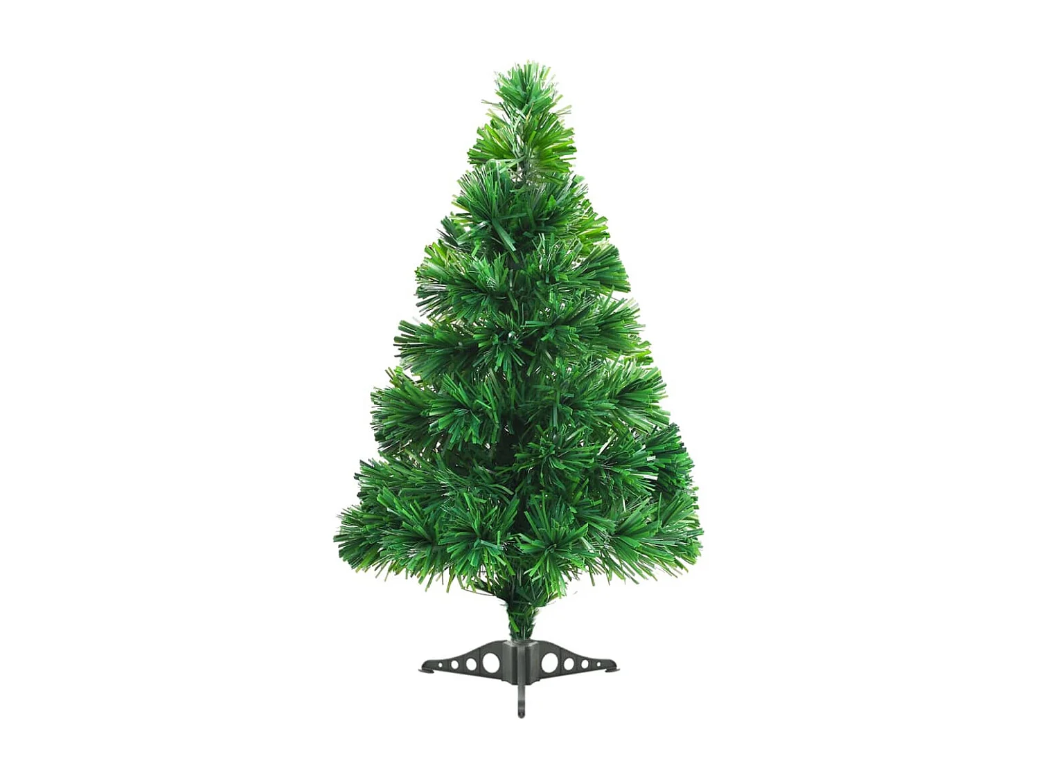 Albero di Natale artificiale Fibra ottica 64 cm Verde