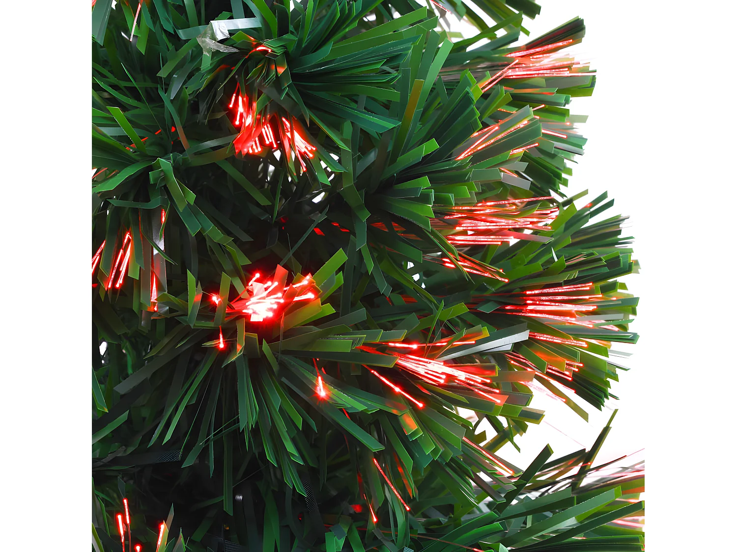 Albero di Natale artificiale Fibra ottica 64 cm Verde