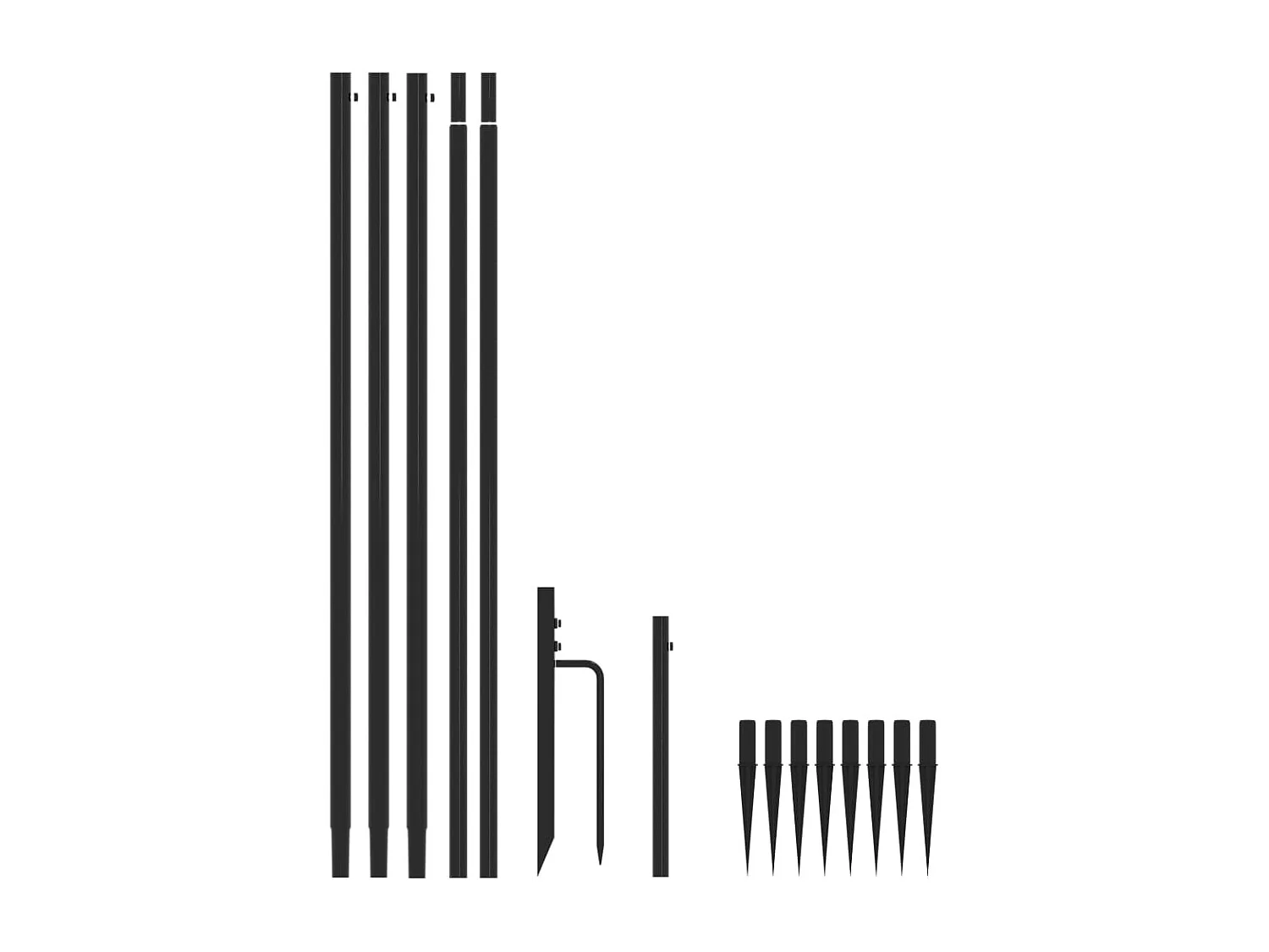 Luci per albero di Natale da interno/esterno 576 LED blu 3,6 m