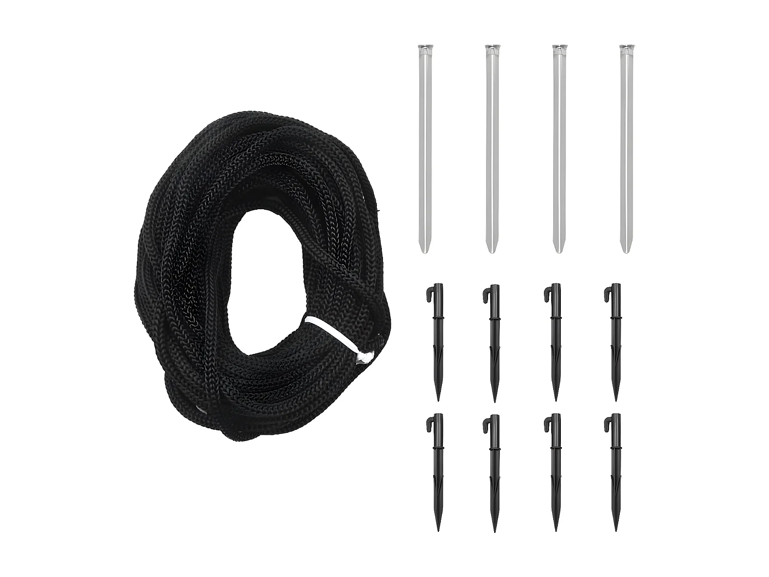 Arbre de No?l avec poteau en métal 1400 LED bleues 5 m